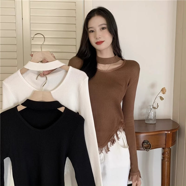 Women's Halter Bottoming Shirt Autumn And Winter