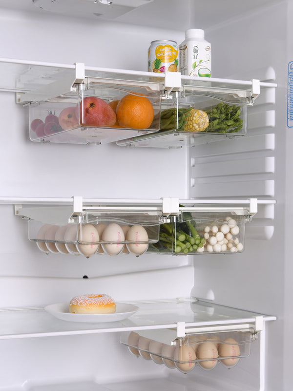 Refrigerator Hanging Drawer Type Food Fruit Storage Egg Box Household Plastic Fresh-keeping Box