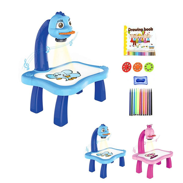 Children Smart Projector Painting Drawing Projector Table Desk Toy