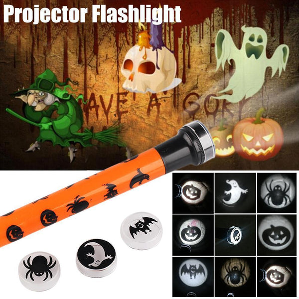 Pumpkin Skull Flashlight