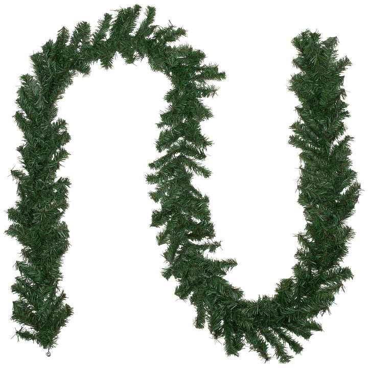 Canadian Pine 2-Tone Artificial Christmas Garland - 9' X 8" - Unlit