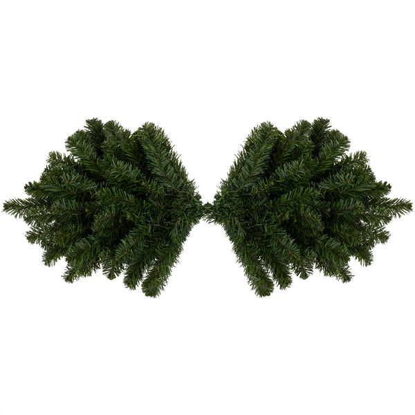 32" Unlit Canadian Pine Artificial Christmas Door Swag