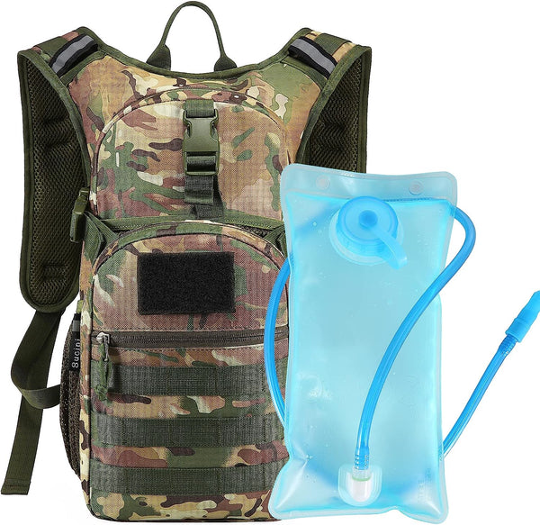 Hydration Pack with 2L Hydration Bladder,Lightweight,Insulation,Water Backpack for Hiking, Running, Climbing, Hunting, Biking