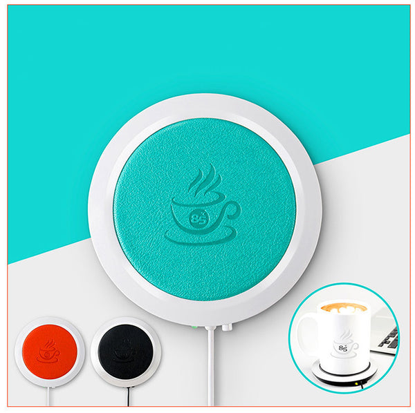 USB Powered Cup Warmer Mat Pad For Coffee Tea Beverage Drink Heating Cup Mat Tea Coffee Cup Mug Mat Creative New Year Gift