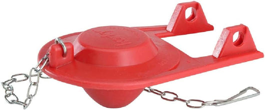 Korky Plus Toilet Flapper Red Rubber for Universal 2 in.