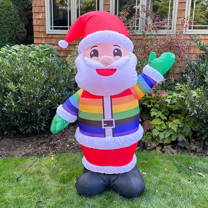 Pride Santa Inflatable - 6 Ft. *NEW*