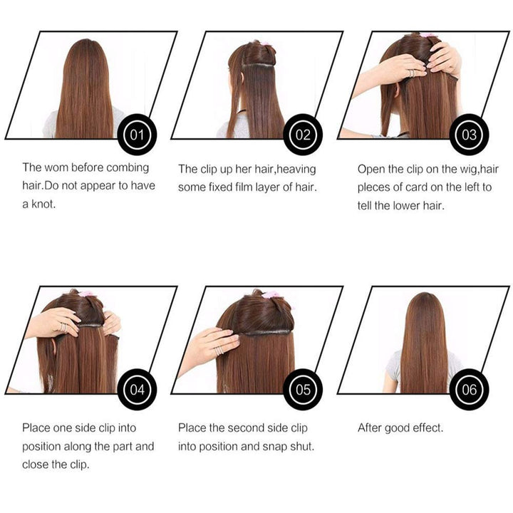 Clip in Hair Extensions Real Human Hair, 14Inch 8Ps 120G Handmade Real Human Hair Clip in Extensions Soft Silky Straight Dark Brown Hair Extensions Clip in Human Hair for Black Women