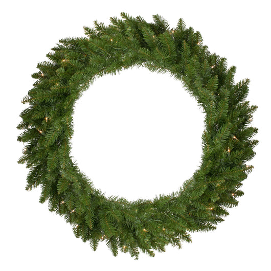 36" Prelit Eastern Pine Artificial Christmas Wreath - Clear Lights