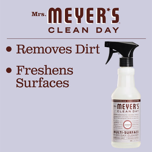 MRS. MEYER'S CLEAN DAY All-Purpose Cleaner Spray, Lavender, 16 fl. oz