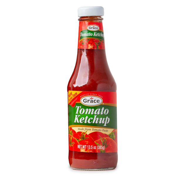 Grace Tomato Ketchup 13.5 oz - Authentic Jamaican Ketchup Bottle