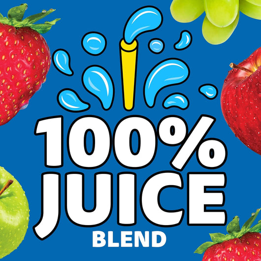 Capri Sun 100% Berry Juice Ready-to-Drink Juice (40 Pouches, 4 Boxes of 10)