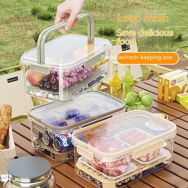 Food Grade Crisper Refrigerator Kitchen Storage Box