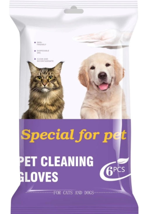 PET Cleaning  Deodorizing Bathing Wipes ForDogs And Cats, Nourish Fur Coconut OilGrooming Wipes For Dogs, Pet Cleaning GlovesWipes For Daily Care And Traveling.Hypoallergenic