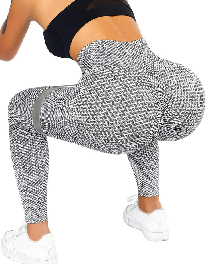 Women Scrunch Butt Lifting Workout Leggings Textured High Waist anti Cellulite Yoga Pants