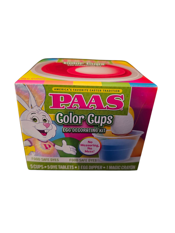 Paas Easter Egg Decorating and Dye Kit, Color Cups, 1 Kit