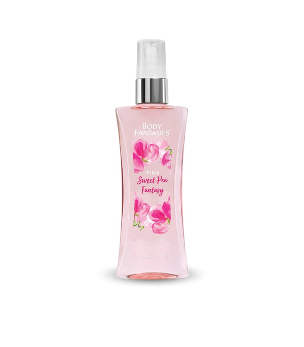 Body Fantasies (1) Bottle Fragrance Body Spray - Pink Sweet Pea Fantasy Scent - 3.2 fl oz