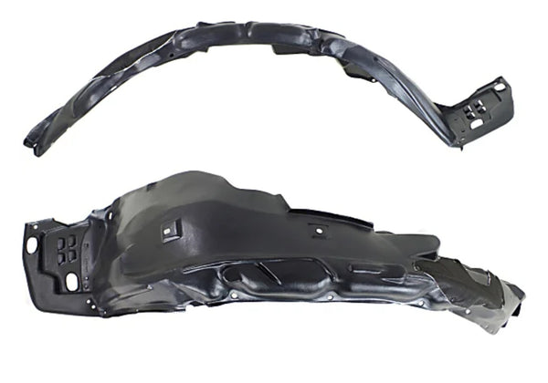 Replacement 2012 Honda Civic - Front Passenger Side Fender Liners, with Insulation Foam, 4-Door, Sedan, Japan Built Vehicle