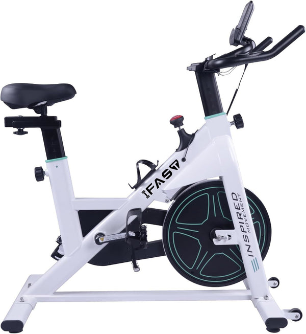 Stationary Bikes for Home Indoor Exercise Bike with LCD Monitor and Comfortable Seat Cushion for Home Gym Cardio Fitness Training