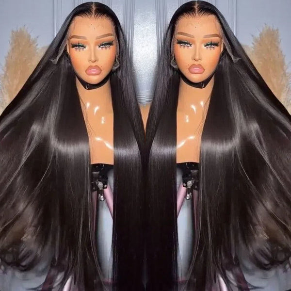 Vietnamese Raw Hair 250% Density Straight Lace Frontal Wigs Human Hair Lace Front Transparent Hd Lace Wig For Black Women