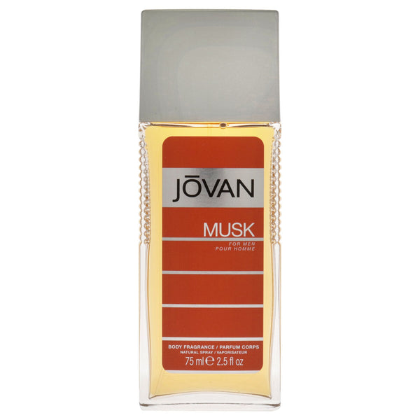 Jovan Musk by Jovan for Men - 2.5 oz Body Fragrance (Unboxed)