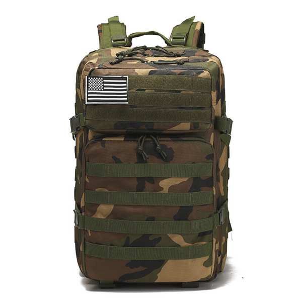 Military 3P Tactical 45L Backpack | Army 3 Day Assault Pack | Molle Bag Rucksack | Range Bag