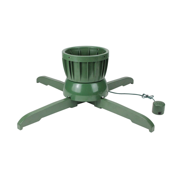 24" Green Musical Rotating Christmas Tree Stand - for Live Trees