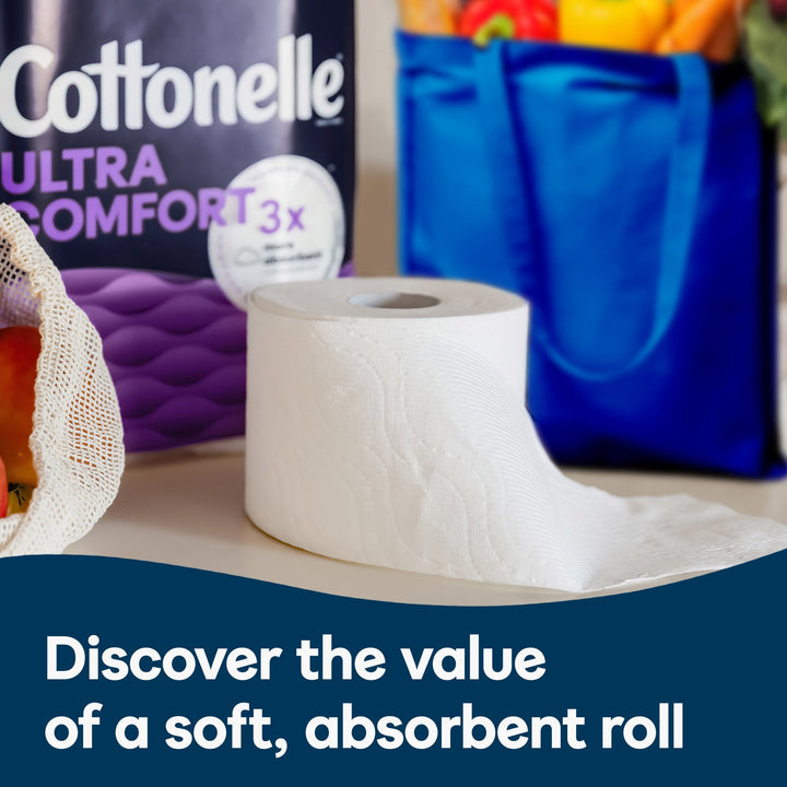 Ultra Comfort Toilet Paper, Soft Toilet Tissue, 30 Mega Rolls